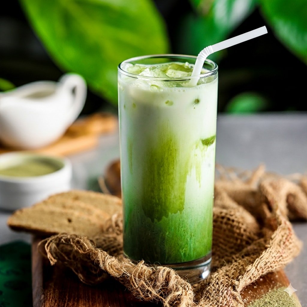Caramel Matcha Latte